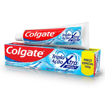 CD COLGATE T.ACAO XTRA WHITE 120G C/12