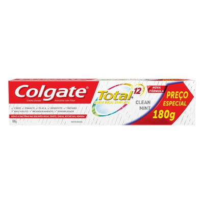 CD COLGATE TOTAL12 CL MINT180 PÇESP C/12