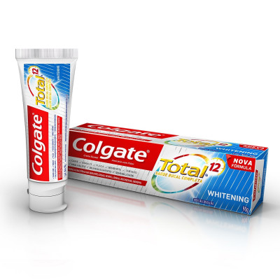 CD COLGATE TOTAL12 WHITE GEL 90G C/12