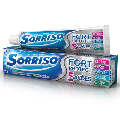 CD SORRISO FORT PROTECT 70G C/12