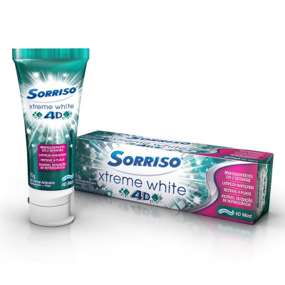CD SORRISO XTREME WHITE 4D 70G C/12