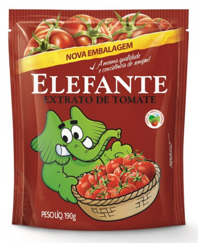 ELEFANTE 190G EXTR TOMATE SACHE