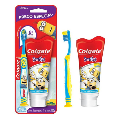 ED COLGATE MINIONS 6ANOS+GD MINIONS 100G