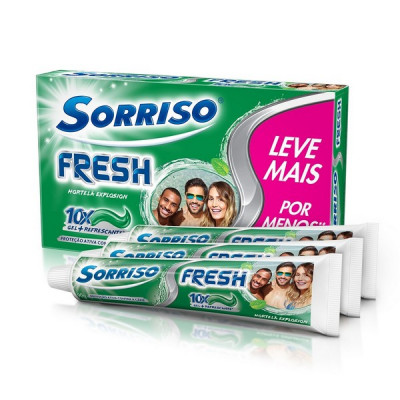 GD SORRISO FRESH EXP HORT 90G 3PACK