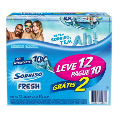 GD SORRISO FRESH MENTA HIT 90G L12P10