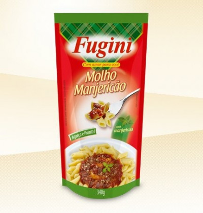MOLHO TOMATE FUGINI 340G MANJERICAOSACHE