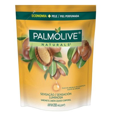 SAB LIQ PALM 200ML S LUMI ARGAN REFIL*