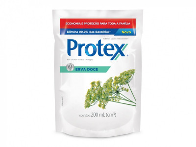 SAB LIQ PROTEX 200ML ERVA DOCE REFIL*