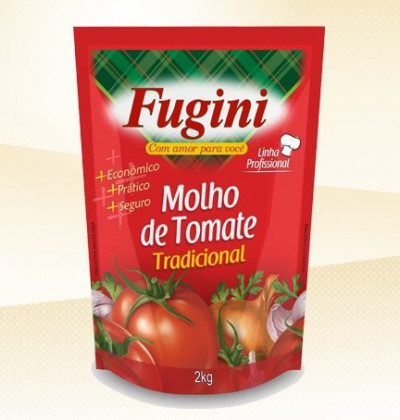 MOLHO TOMATE FUGINI 2KG TRADIC SACHE