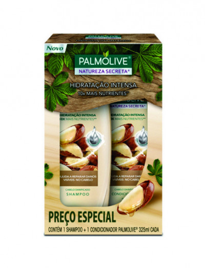 SH+COND PALM SECRETA 325ML CASTANHA*