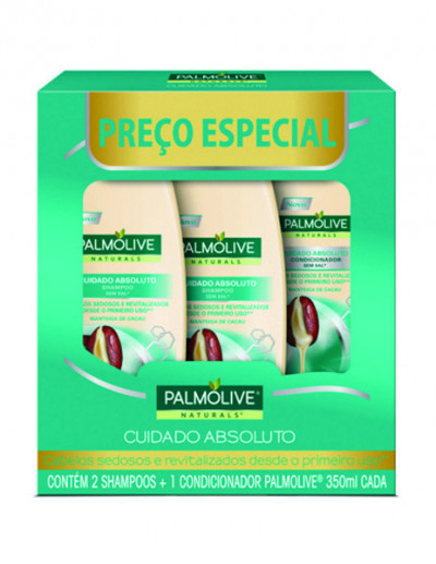 SH2+COND1 PALM 350ML MANT CACAU*