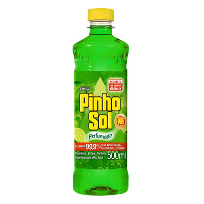DESINF PINHO SOL 500ML LIMAO