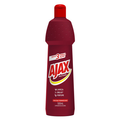 LIMP AJAX MULTIUSO 500ML FR VERMELHAS