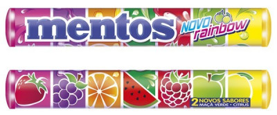 MENTOS C/16 UN RAINBOW SORTIDO 600 G