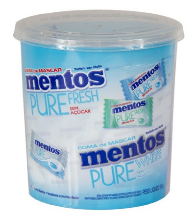 MENTOS P FRESH C/160 WHITE SORTIDO