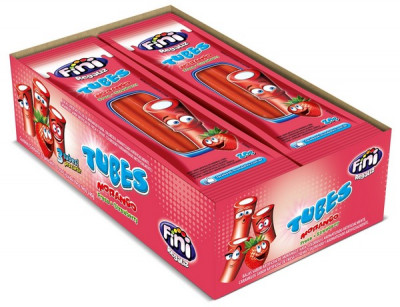 REGALIZ FINI 17G TUBES MORANGO C/12