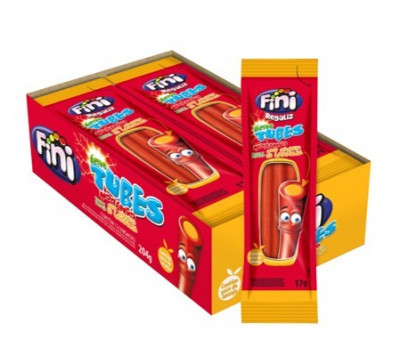 REGALIZ FINI 17G TUBES MOR/LAR CITR C/12