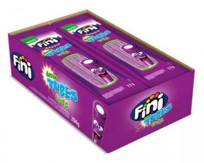REGALIZ FINI 17G TUBES UVA CITRICA C/12