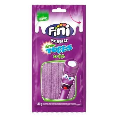REGALIZ FINI 80G TUBES UVA CITRICO