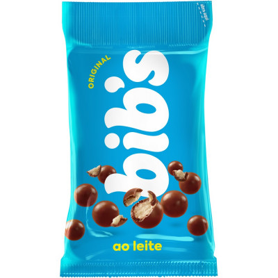 BIBS 40G CHOC AO LEITE C/18UN