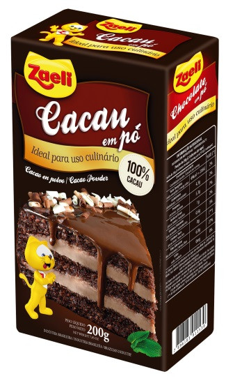 CACAU EM PO ZAELI 200G