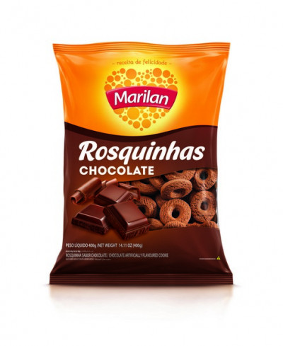 ROSQUNHA 400G CHOCOLATE MARILAN