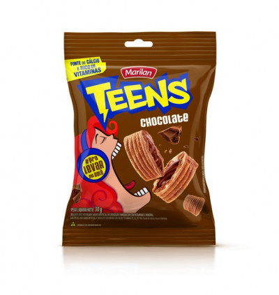 TEENS 30G CHOCOLATE MARILAN C/8