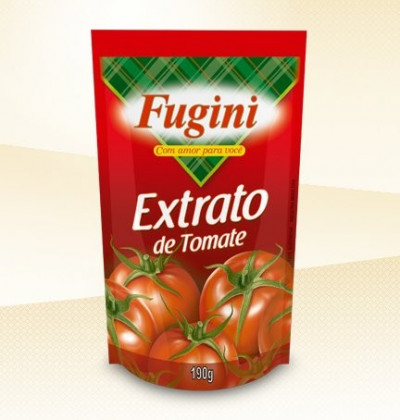 EXTRATO TOMATE FUGINI 190G SACHE MASCOTE