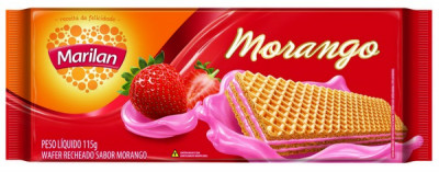 WAFER MARILAN 115G MORANGO